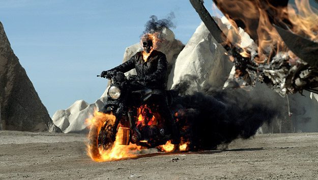 Nicolas Cage en Ghost Rider: Spirit of Vengeance