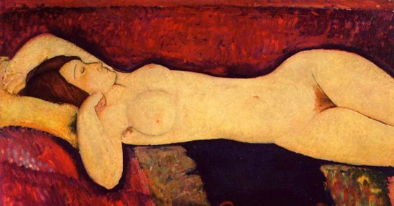 Modigliani - Desnudo Recostado