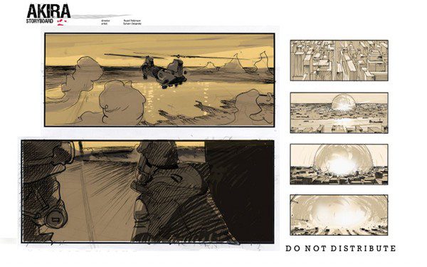 Akira / Storyboard Sylvain Despretz