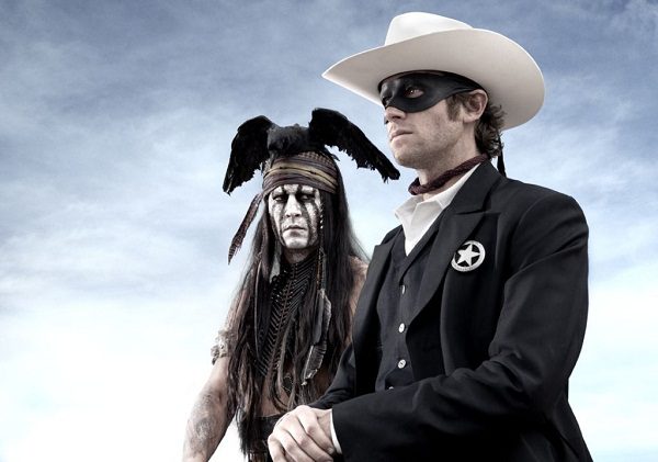 Johnny Depp y Armie Hammer en The Lone Ranger