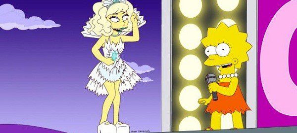 Lady Gaga en Los Simpson