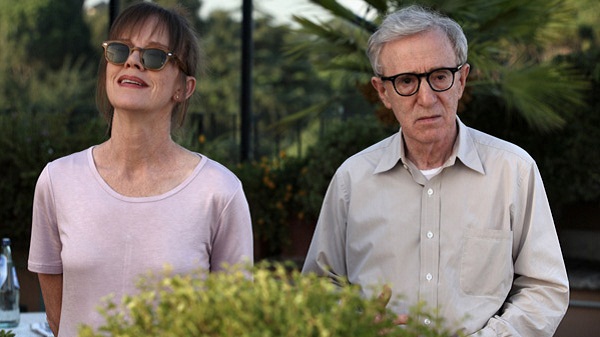 Woody Allen y Judy Davis en A Roma Con Amor