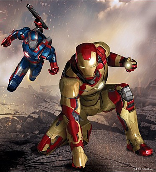 Iron Man 3 con Iron Patriot