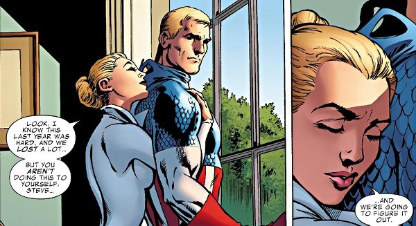 Sharon Carter y el Capitán América