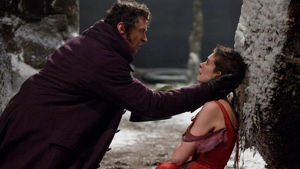 Hugh Jackman y Anne Hathaway en Los Miserables
