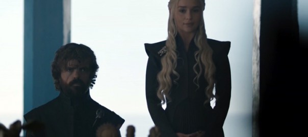 Tyrion y Daenerys en Bajo la Tormenta, segundo capítulo de la séptima temporada de Juego de Tronos