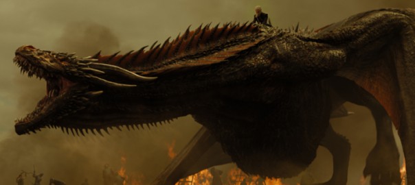 Daenerys a lomos de Drogón en el cuarto capítulo de la séptima temporada de Juego de Tronos