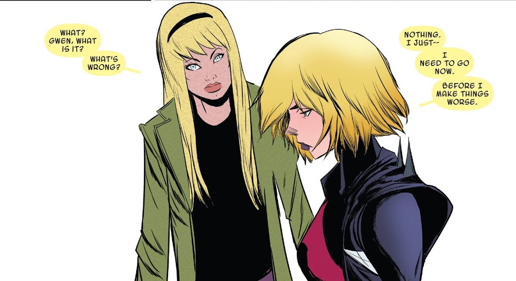 Spider-Gwen y Gwen Stacy