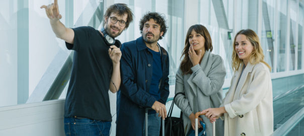 Dani de la Orden, Álex García, Belén Cuesta y Silvia Alonso