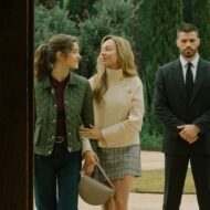 Zoe Bonafonte, Ester Expósito y Hugo Diego García